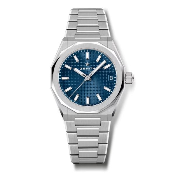 Montre Zenith Defy Skyline automatique cadran bleu bracelet acier 36 mm