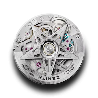 Zenith Defy Skyline automatic with pastel green dial steel bracelet 36 mm