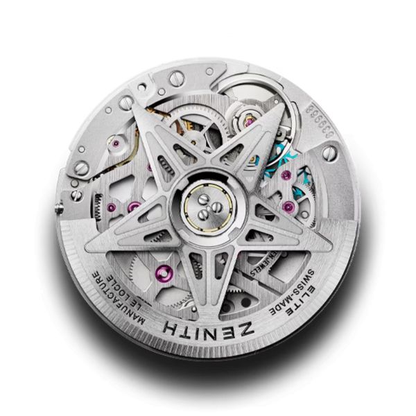 Zenith Defy Skyline automatic with pastel green dial steel bracelet 36 mm