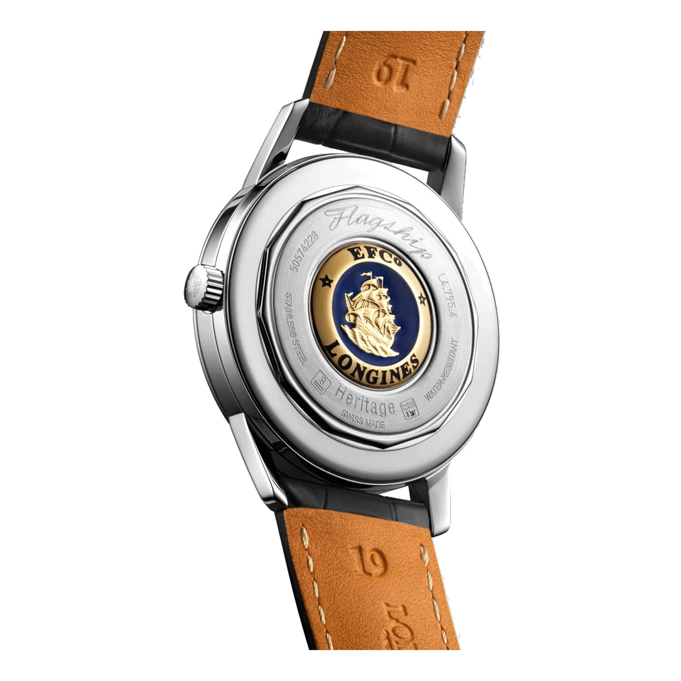 Longines Flagship Heritage auto watch black dial mm