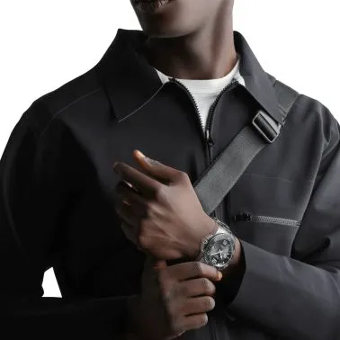 Longines Hydroconquest automatic watch grey dial steel bracelet 41 mm