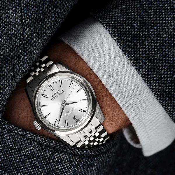 Seiko silver dial on sale