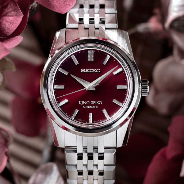 King Seiko red dial 37 mm SPB287J1 - Lepage