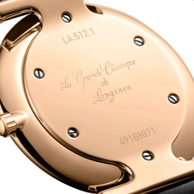 Longines Grande Classique quartz watch chocolate-coloured dial and two-tone bracelet 29 mm