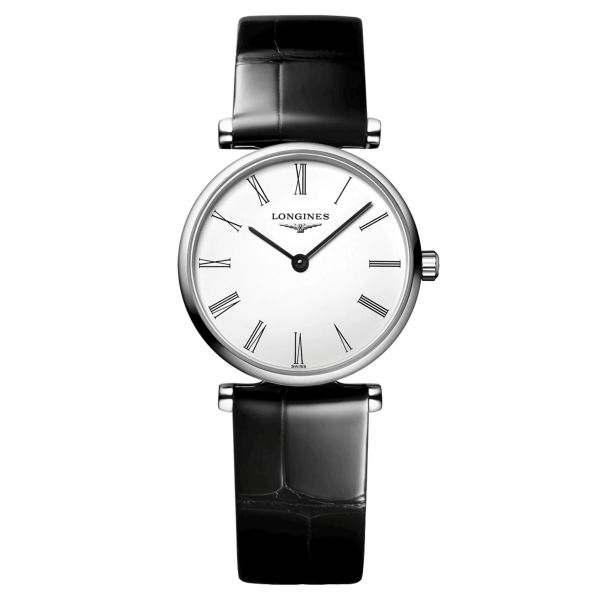 Montre Longines La Grande Classique quartz cadran blanc index chiffres romains 24 mm