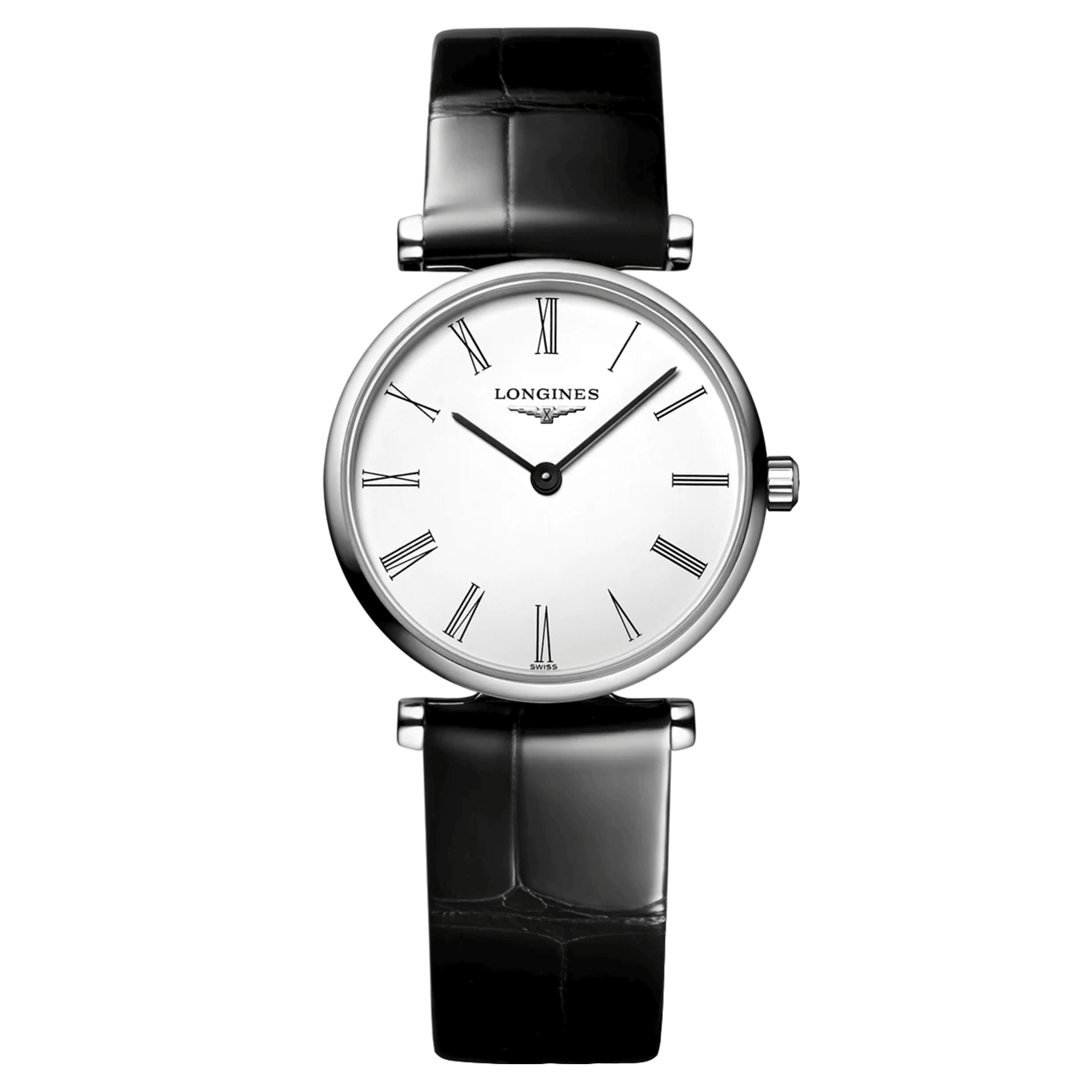 Montre Longines La Grande Classique quartz cadran blanc index chiffres romains 24 mm