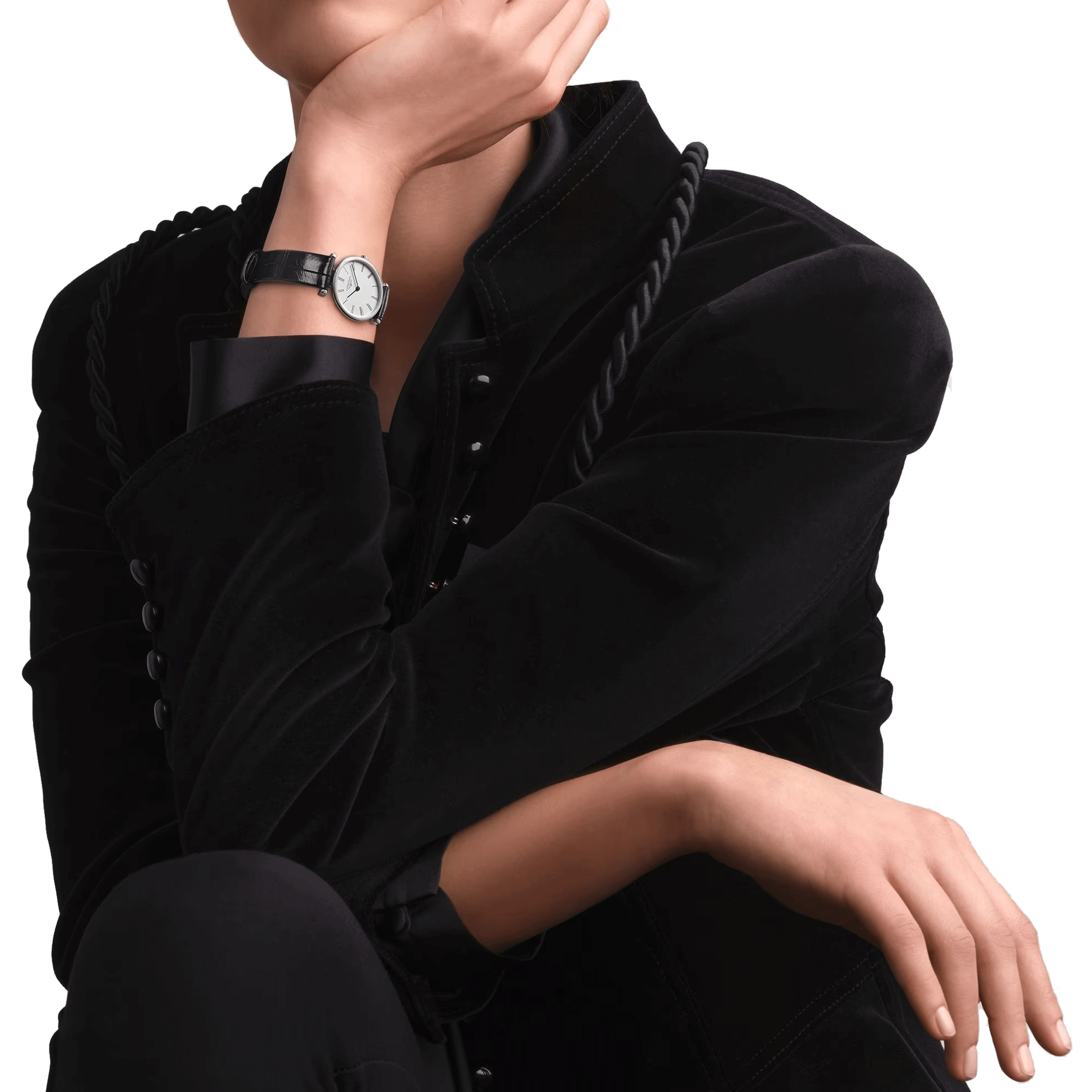 Montre Longines La Grande Classique quartz cadran blanc index chiffres romains 24 mm