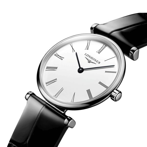 Montre Longines La Grande Classique quartz cadran blanc index chiffres romains 24 mm