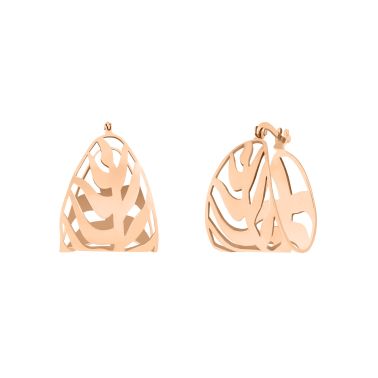Creoles Ginette NY Palms in rose gold
