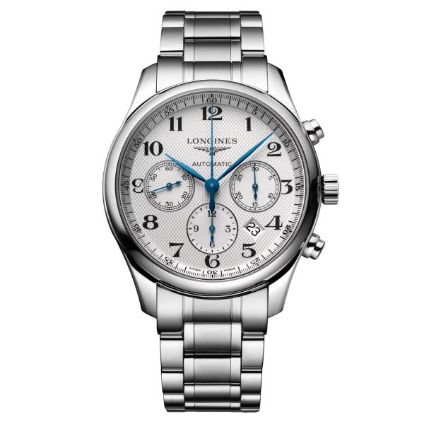 Longines Master Collection automatic watch silver dial steel bracelet 42 mm