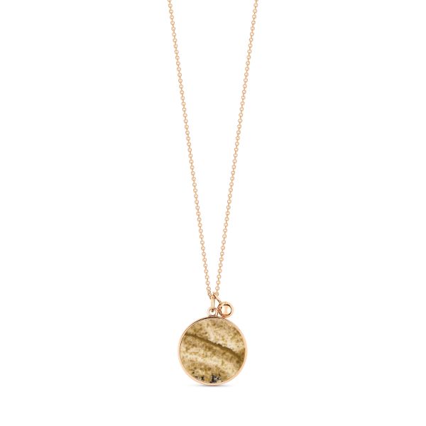 Ginette NY Ever rose gold and jasper landscape necklace 