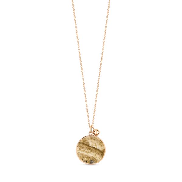 Ginette NY Ever rose gold and jasper landscape necklace 