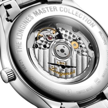 Longines Master Collection automatic watch silver dial steel bracelet 42 mm