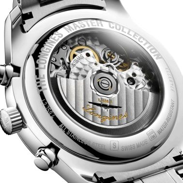 Montre Longines Master Collection chronographe automatique cadran bleu bracelet acier 42 mm L2.759.4.92.6