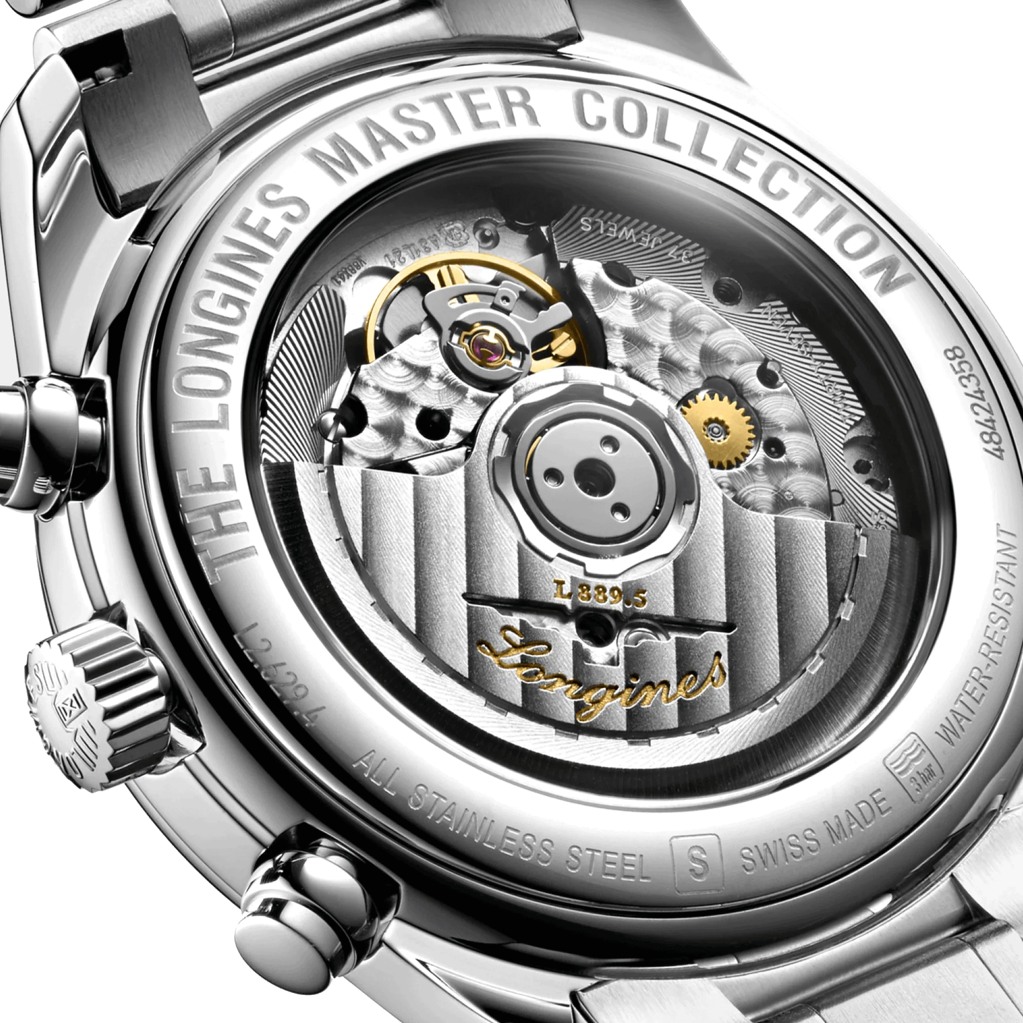 Montre Longines Master Collection chronographe automatique cadran bleu bracelet acier 40 mm L2.629.4.92.6