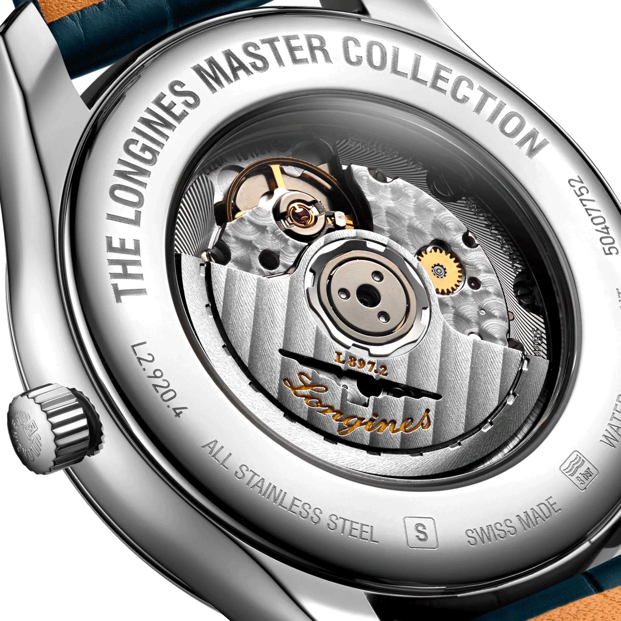 Montre Longines Master Collection Annual Calendar automatique cadran bleu bracelet cuir bleu 42 mm L2.920.4.92.0