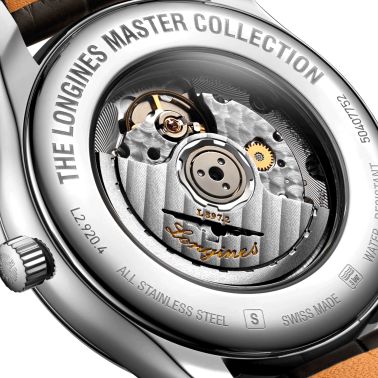 Montre Longines Master Collection Annual Calendar automatique cadran argenté bracelet cuir brun 42 mm L2.920.4.78.3
