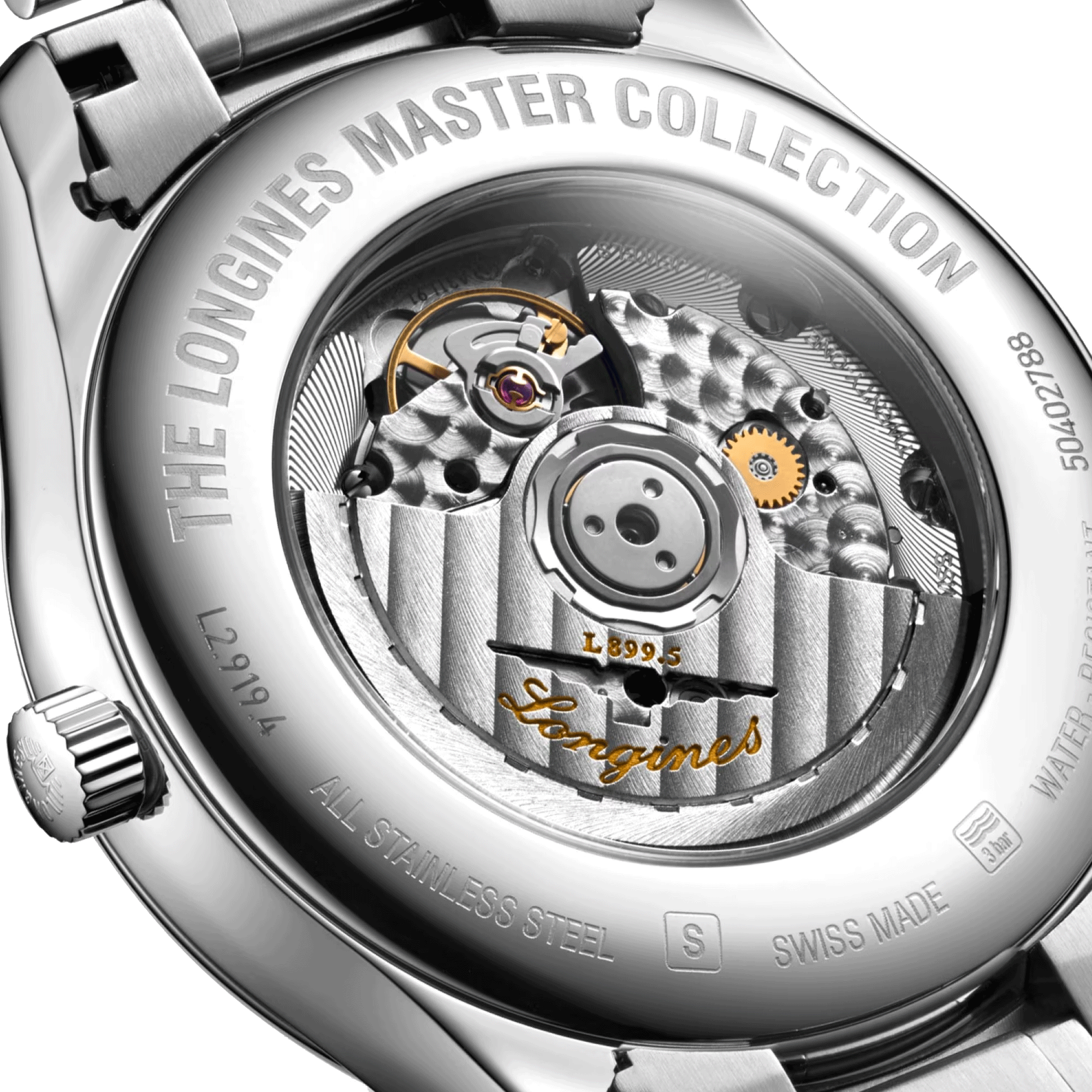 Montre Longines Master Collection automatique cadran bleu phases de lune bracelet acier 42 mm L2.919.4.92.6