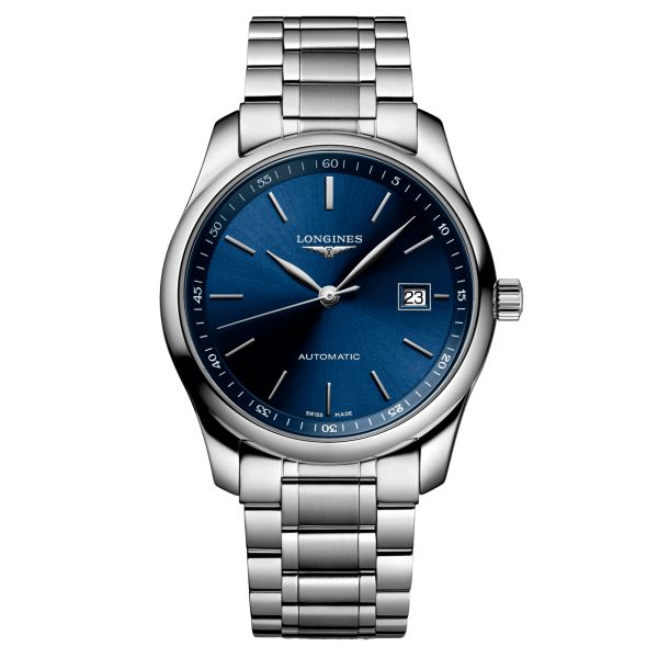Watch Longines Master Collection automatic blue dial steel bracelet 40 mm