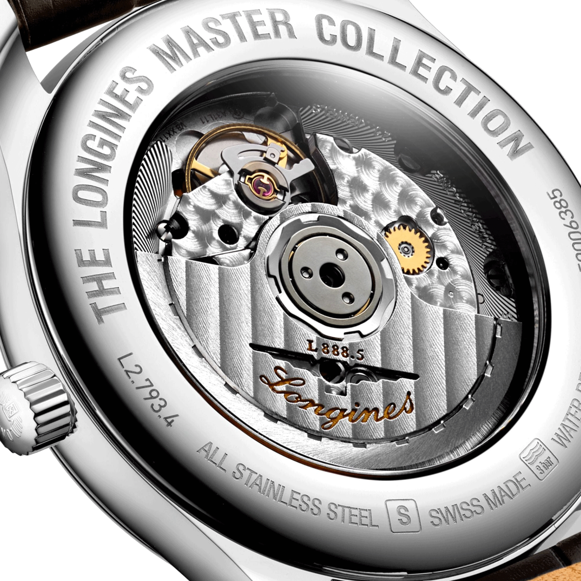 Montre Longines Master Collection automatique cadran beige bracelet cuir marron 40 mm L2.793.4.77.3