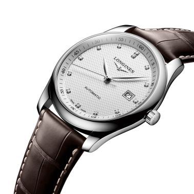 Montre Longines Master Collection automatique cadran beige bracelet cuir marron 40 mm L2.793.4.77.3