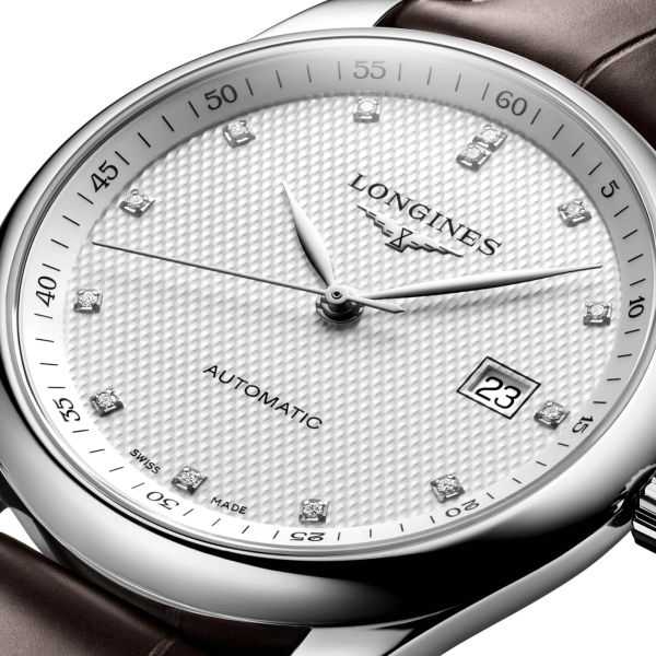 Montre Longines Master Collection automatique cadran beige bracelet cuir marron 40 mm L2.793.4.77.3