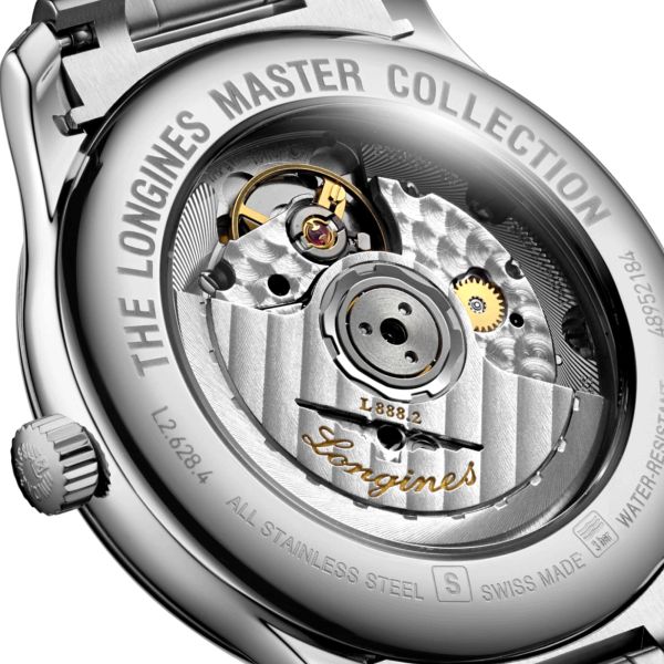 Montre Longines Master Collection automatique cadran bleu nuit index diamants 38,5 mm