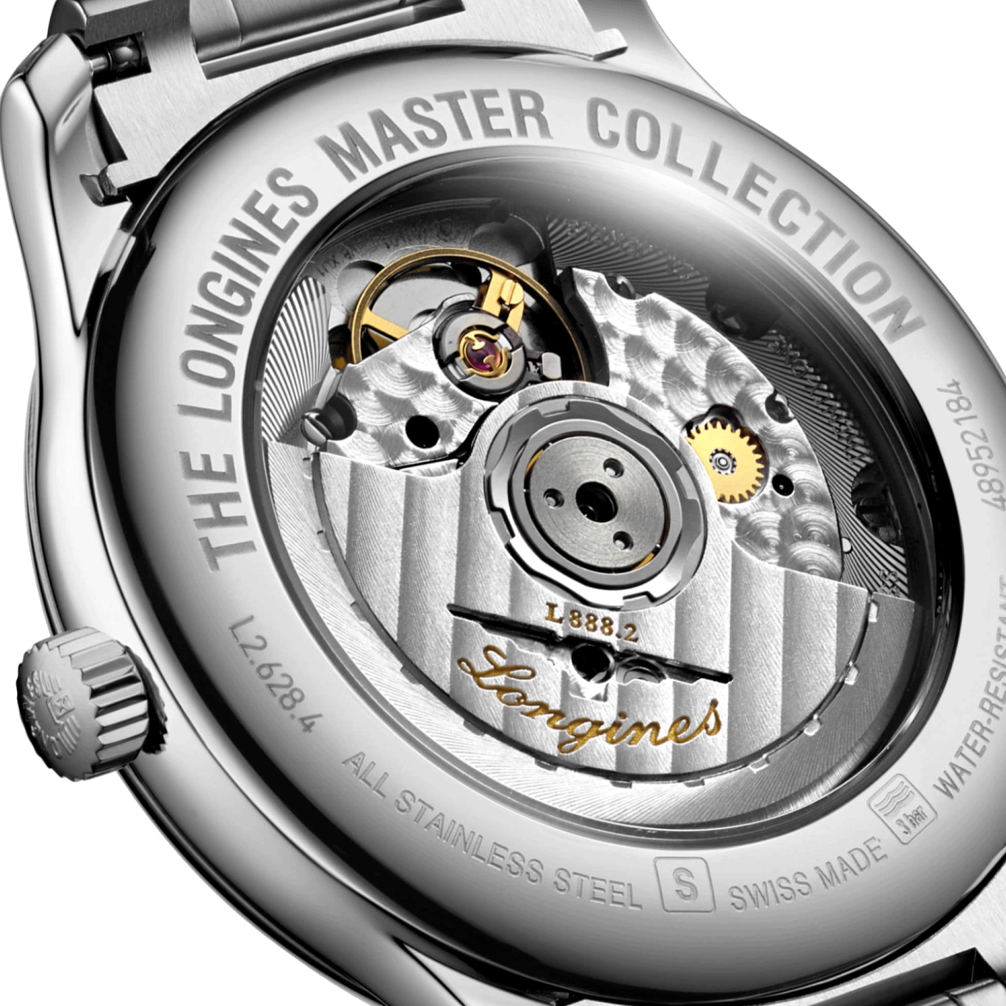 Montre Longines Master Collection automatique cadran bleu nuit index diamants 38,5 mm