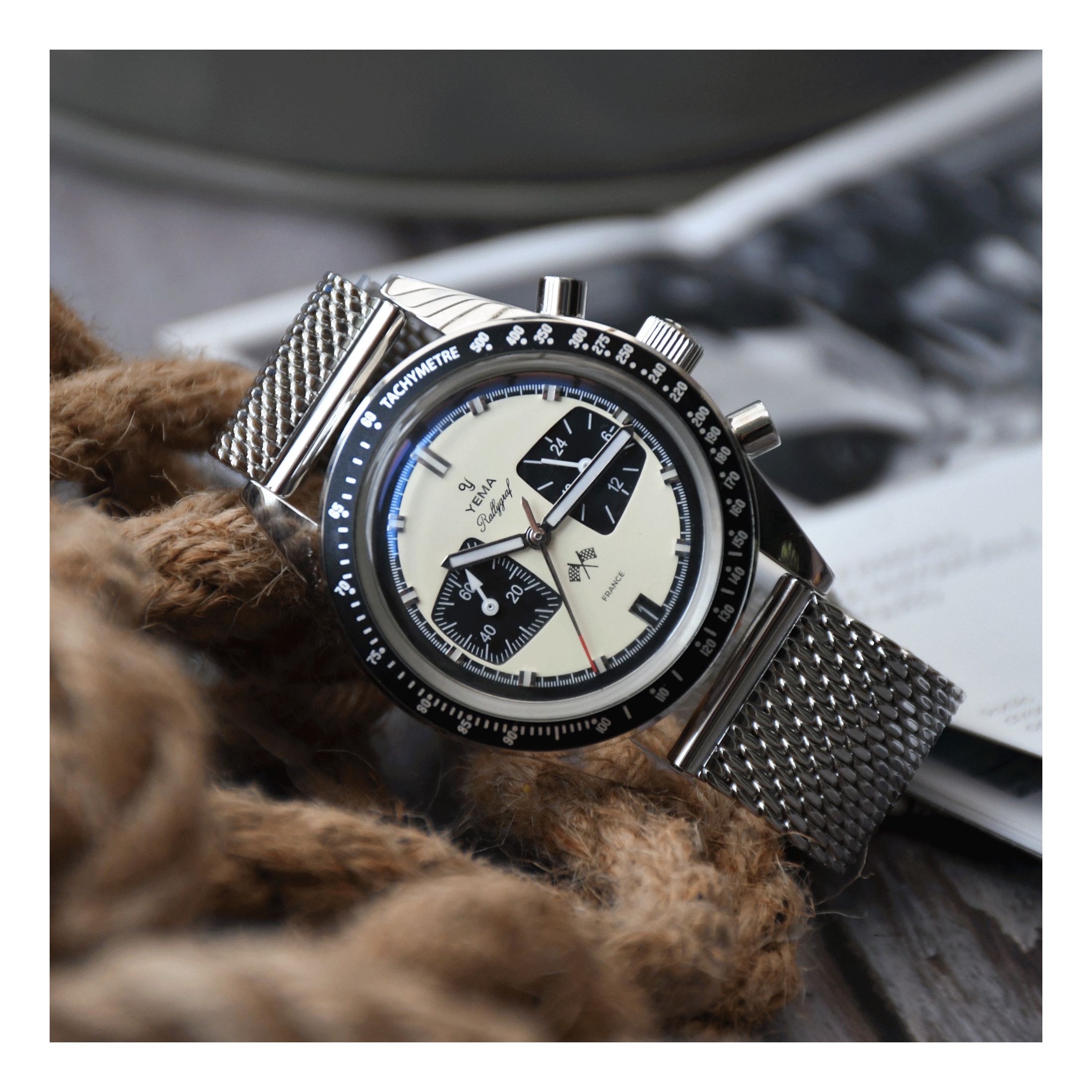 Yema Rallygraf Avis Montre Yema Rallygraf Meca-Quartz II Reverse