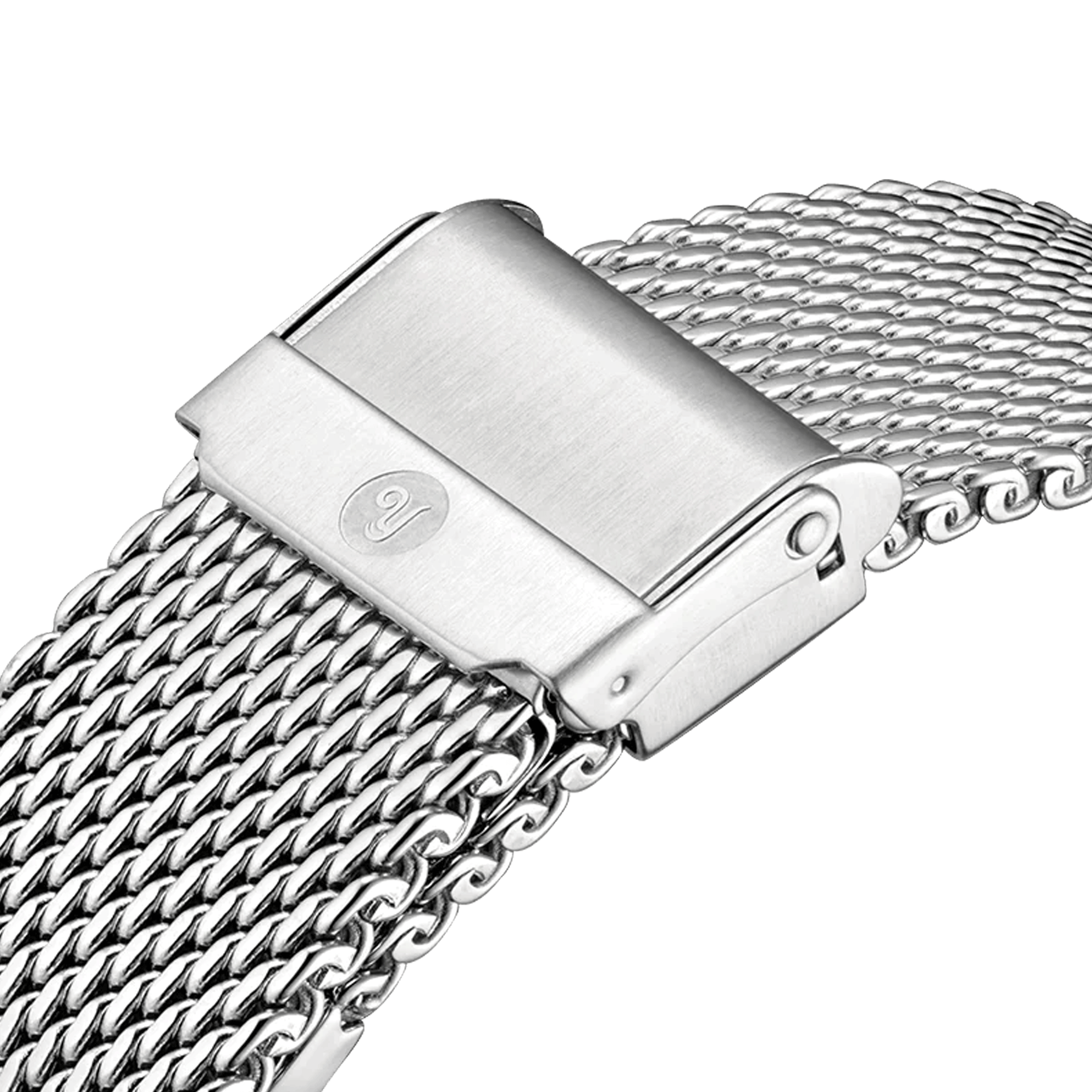 Montre Yema Rallygraf Meca-Quartz cadran crème bracelet acier maille milanaise 39 mm YMHF1580-BM