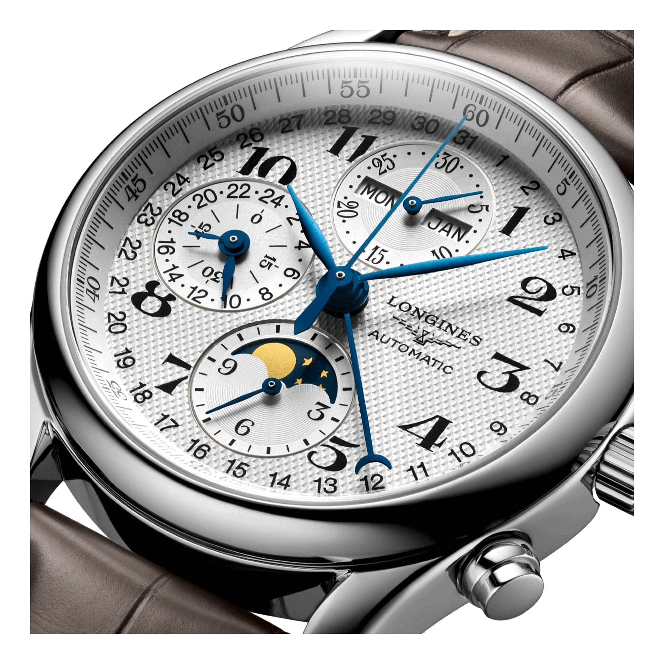 Montre automatique phase de lune 2025