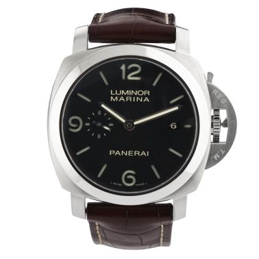 Montre Panerai Luminor Marina 1950 3 Days PAM00312 automatique 44 mm Full Set 2009