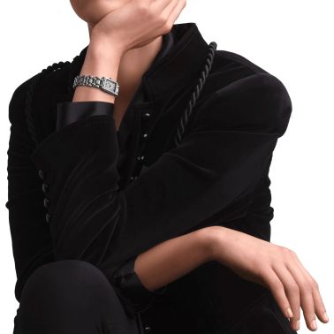 Montre Longines DolceVita quartz cadran argenté index chiffres romains bracelet acier L5.258.4.71.6