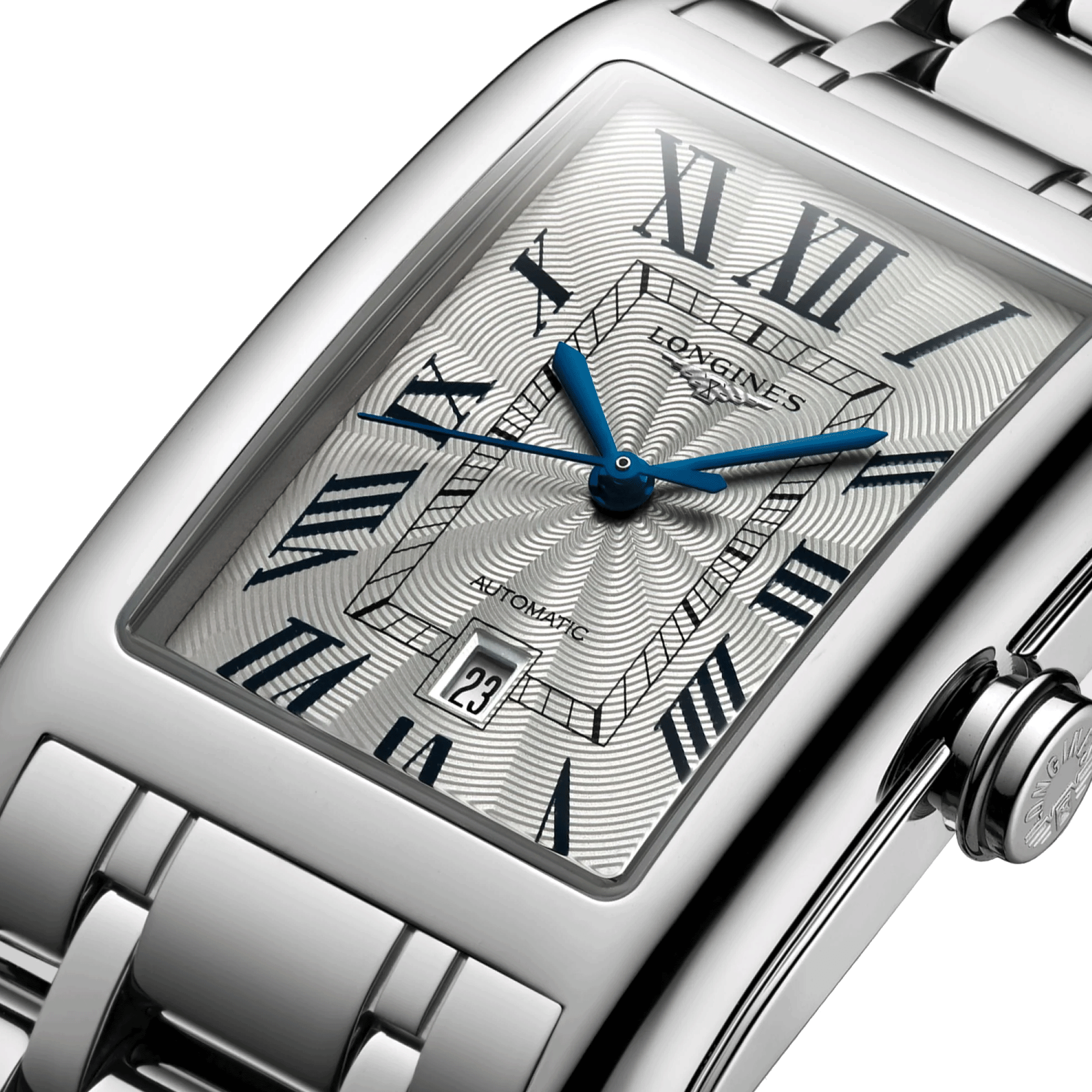 Montre Longines DolceVita automatique cadran argenté bracelet acier L5.767.4.71.6