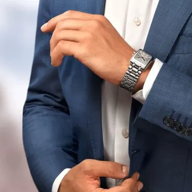 Montre Longines DolceVita automatique cadran argenté bracelet acier