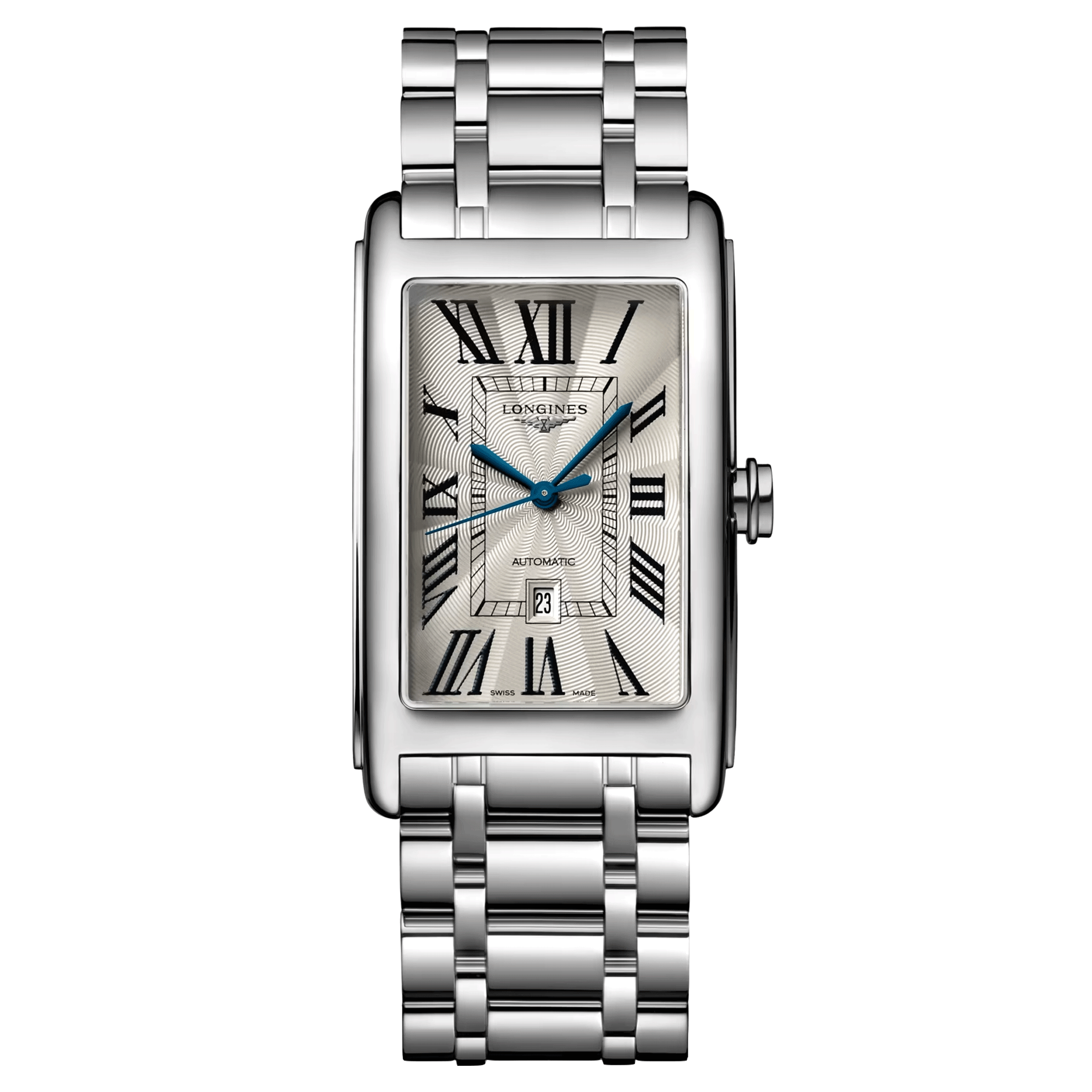Montre Longines DolceVita automatique cadran argenté bracelet acier L5.767.4.71.6
