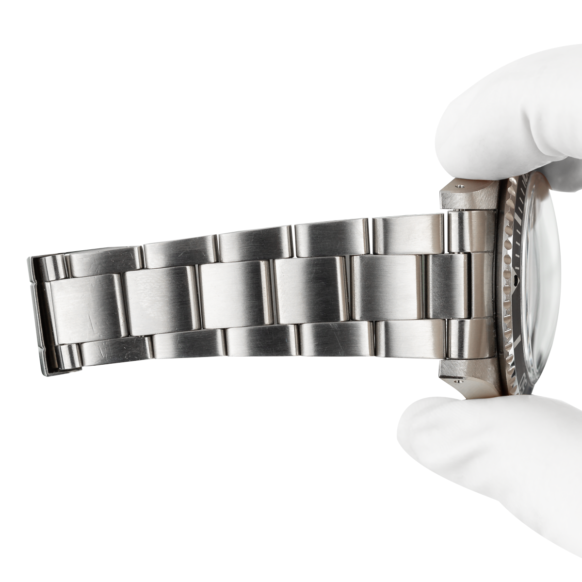 Montre Rolex Submariner 5513 "Glossy Dial" automatique 40 mm circa 1986 avec Watch Certificate