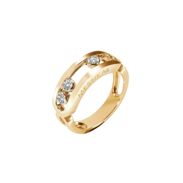 Bague Messika Move Classique en or jaune et diamants