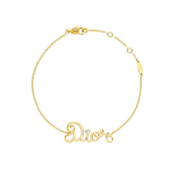 Dior Dioramour bracelet in yellow gold and diamonds