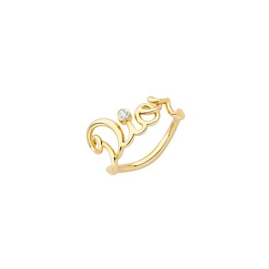 Dior Dioramour ring in yellow gold and diamond