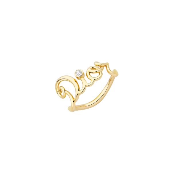 Dior Dioramour ring in yellow gold and diamond