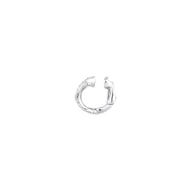Dior Bois de Rose small model earring in white gold and diamonds