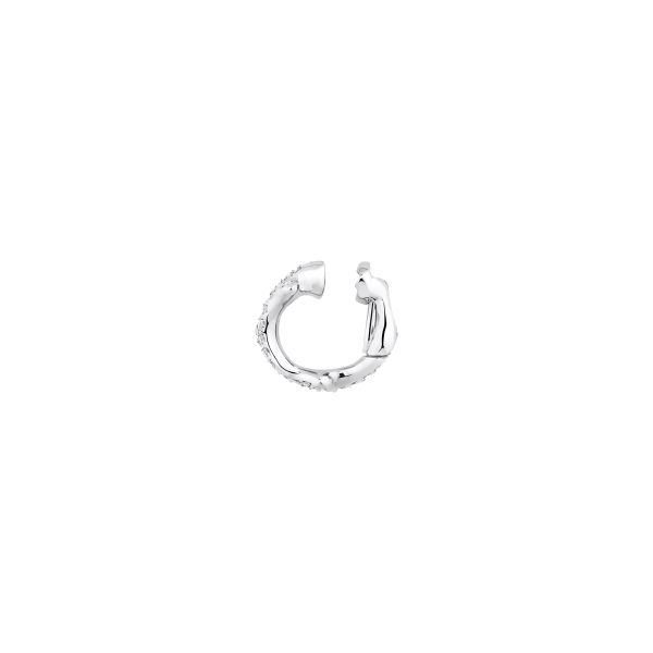 Dior Bois de Rose small model earring in white gold and diamonds