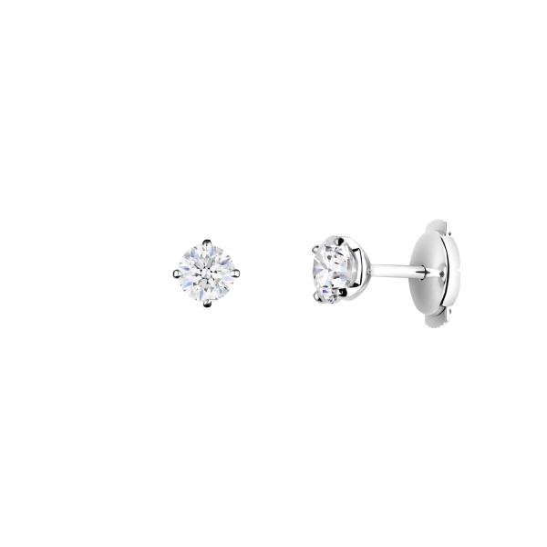 Boucles d'oreilles Lepage Evidence en or blanc et diamants 2000