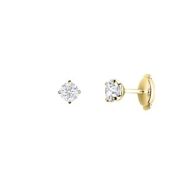 Boucles d'oreilles Lepage Evidence en or jaune et diamants 2000