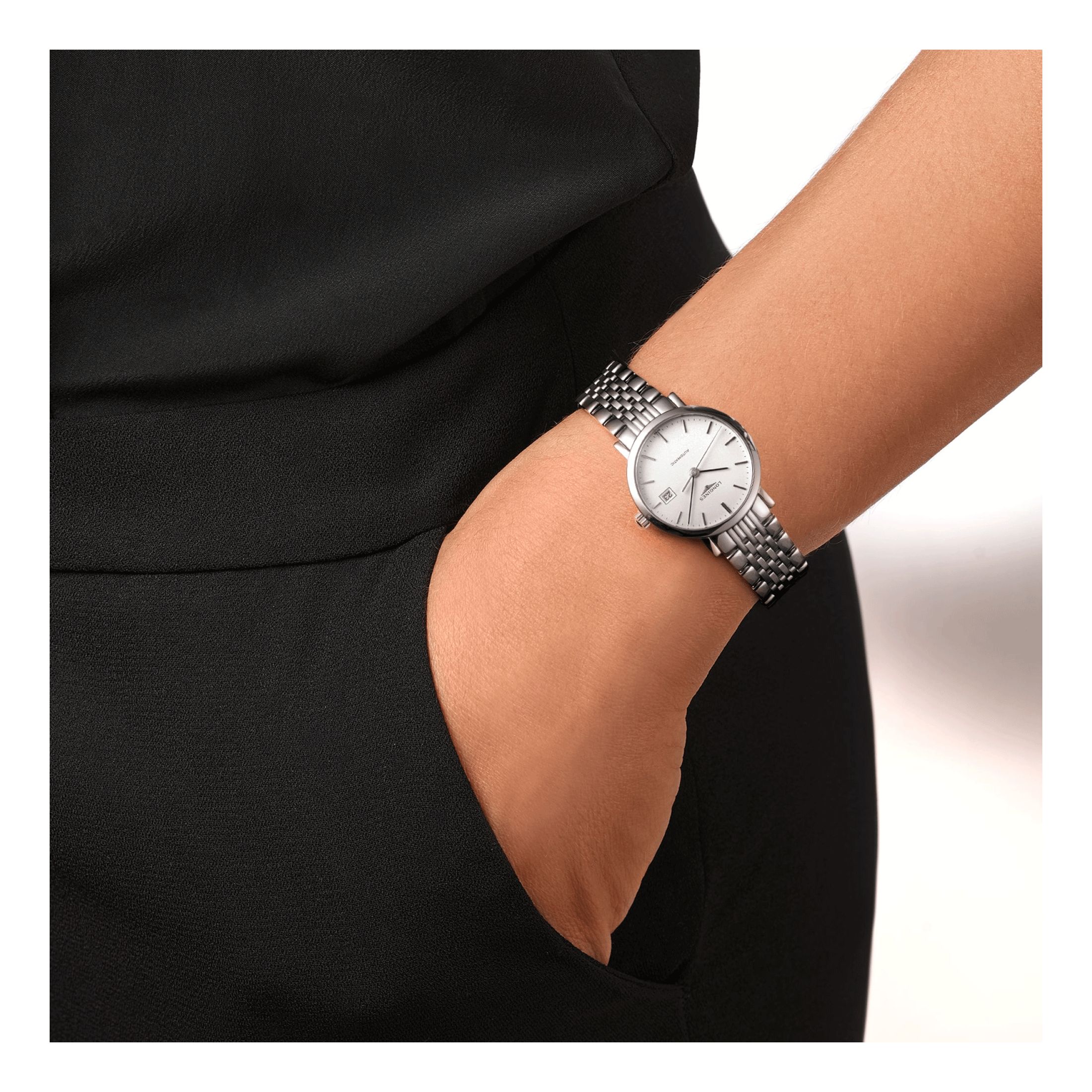 Montre Longines Elegant Collection automatique acier 29 mm Lepage