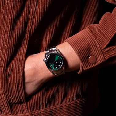 Montre March LA.B AM69 Electric Forest bracelet acier 36 mm