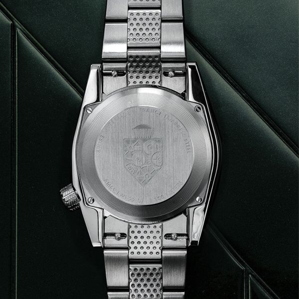 Montre March LA.B AM69 Electric Forest bracelet acier 36 mm