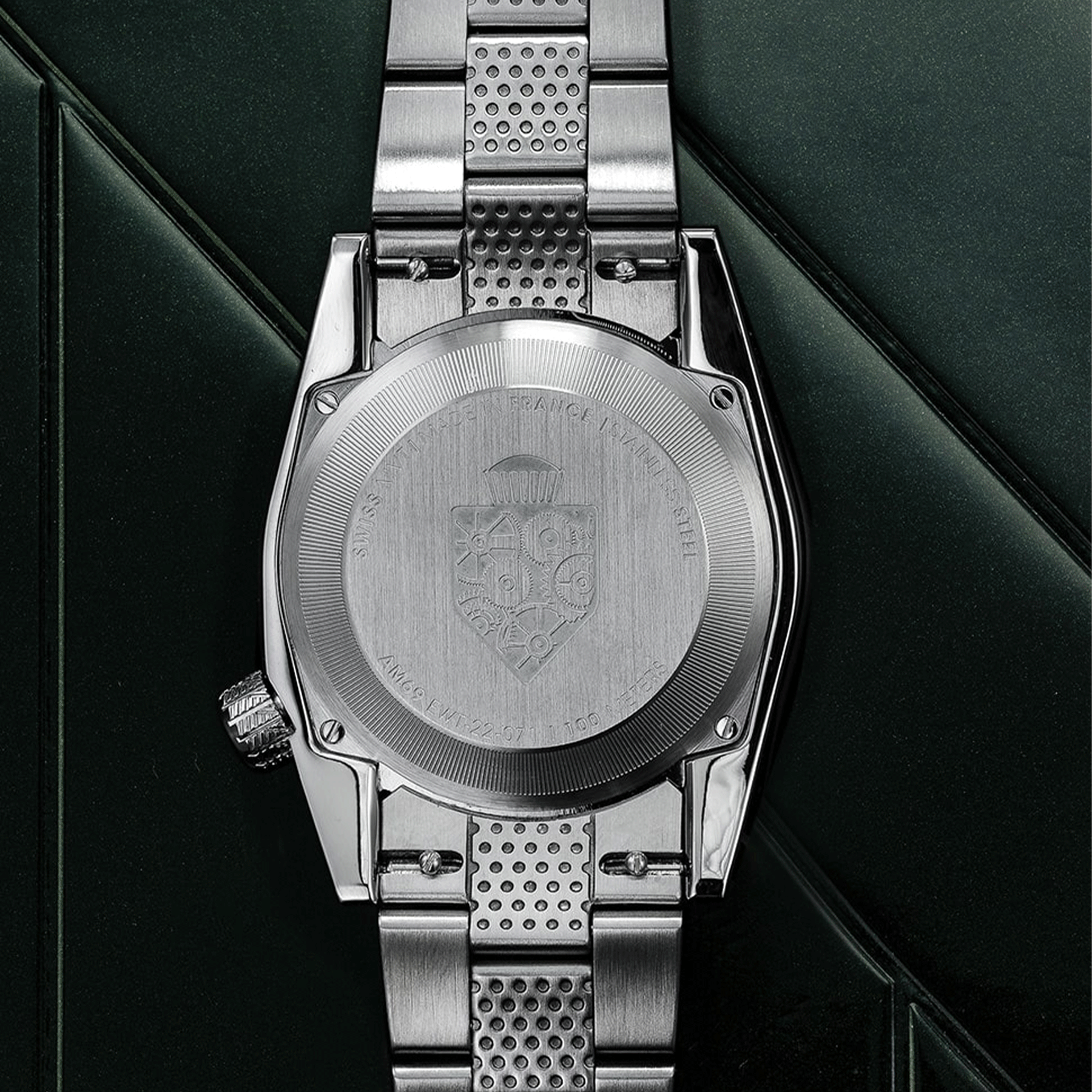 Montre March LA.B AM69 Electric Forest bracelet acier 36 mm