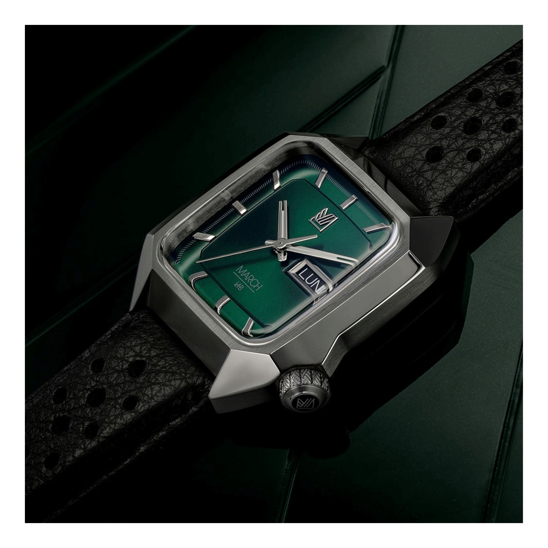 March AM2 Slim Electric Forest buffalo leather Lepage